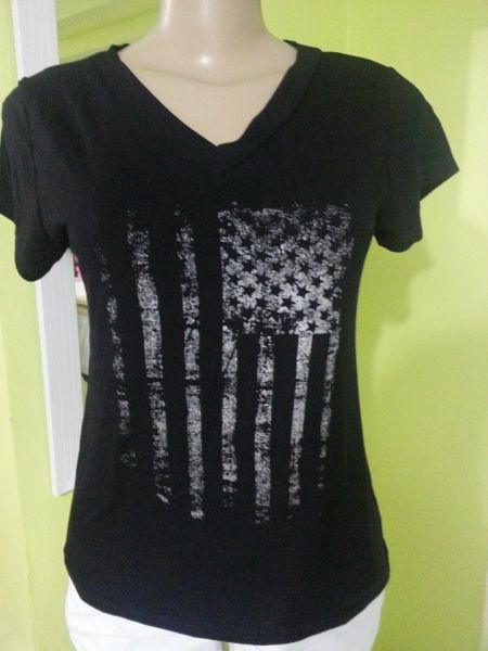 Baby Look Bandeira EUA