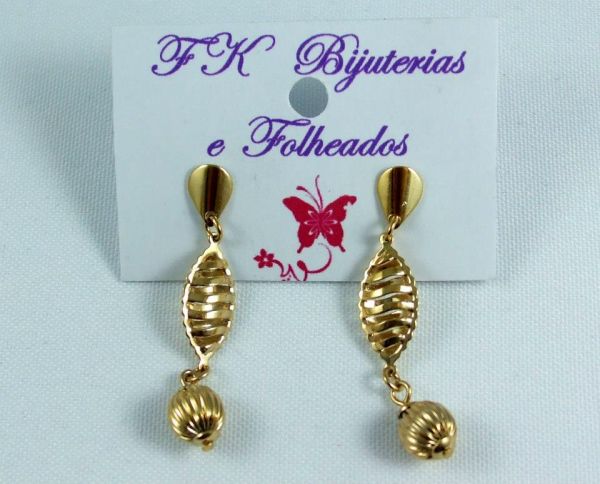 BD 410, Brinco bijuteria folheada